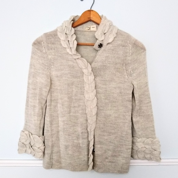 Anthropologie MOTH cardigan sweater EUC M - Picture 1 of 4